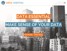 Tablet Screenshot of data-essential.com